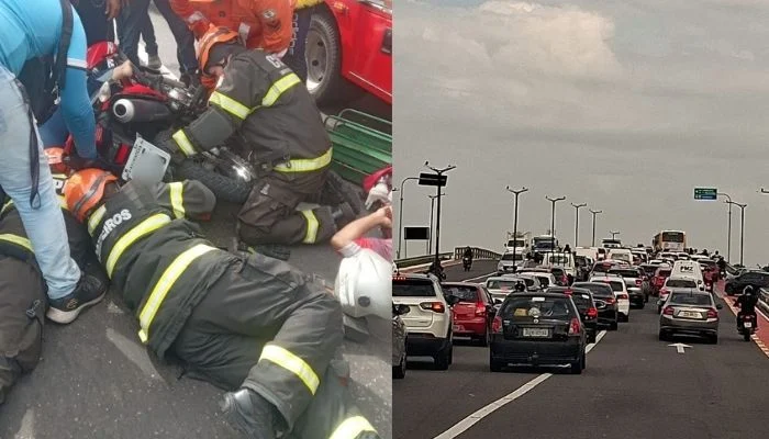 video:-transito-trava-no-elevado-da-julio-cesar-apos-acidente-com-vitima