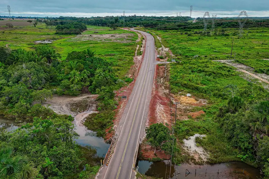 governo-acompanha-fase-final-das-obras-na-rodovia-pa-151,-no-baixo-tocantins
